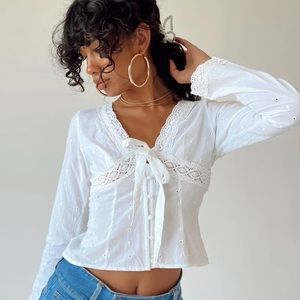 Princess Polly White Blouse